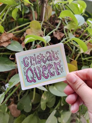 Cristal Queer sticker